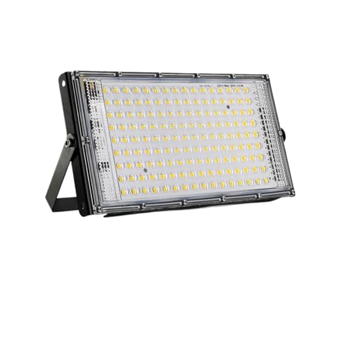 DIGNIFE Scheinwerfer, 100W 50W Flutlicht Led Außenbeleuchtung Wasserdicht IP65 Flutlicht LED Strahler Big Power Fixture Reflektor(Cold White_50W) von DIGNIFE