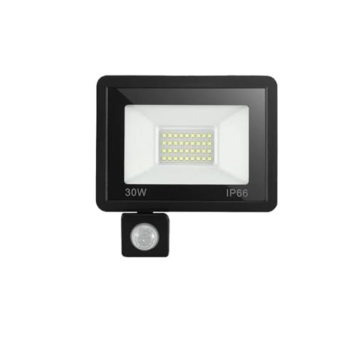 DIGNIFE Scheinwerfer, 10W-150W PIR Mot Sensor Led Flutlichter Ip66 Wasserdichte Led Hänn Outdoor Wand Lampe Flutlicht Im Freien Licht(Warm light_30W) von DIGNIFE