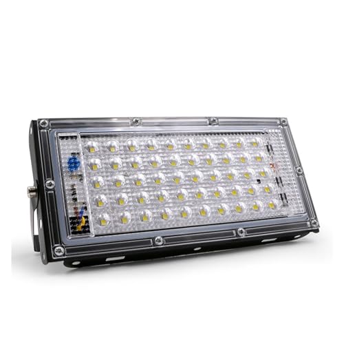 DIGNIFE Scheinwerfer, 6 teile/los Wasserdichte Ip65 LED Flutlicht 50 W Scheinwerfer Led Reflektor Flutlicht Outdoor Garten Beleuchtung(Warm Whtie_50W) von DIGNIFE