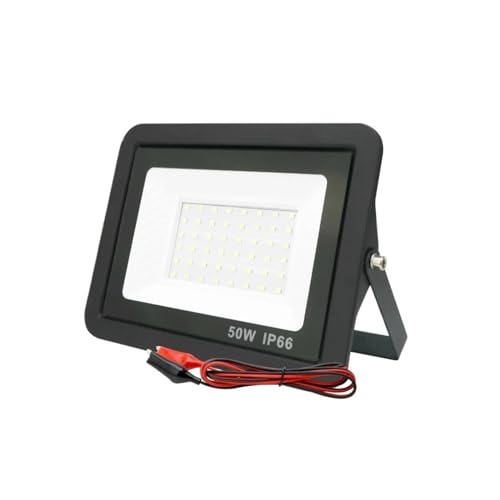 DIGNIFE Scheinwerfer, Led Flutlicht 20 W 30 W 50 W 100 W Outdoor Flutlicht Scheinwerfer IP66 Wasserdichte Licht Reflektor Tragbare Led-leuchten(5500-7000K_50W) von DIGNIFE