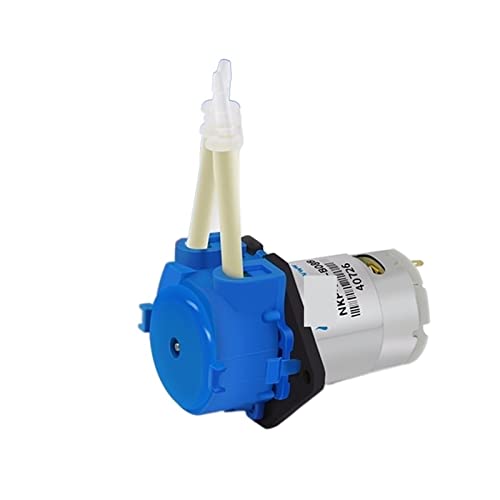Druckerhöhungspumpe, 12V/24V DC Dosierpumpe Peristaltikpumpe Dosierkopf mit Anschluss for Aquarienlaboranalytik(12V-S04B) von DIGNIFE