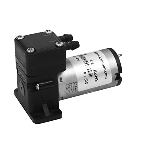 Druckerhöhungspumpe, 12V / 24V Mini-Membranpumpe Flüssigkeitstransfer GeräuscharmKleine Größe Geringer Stromverbrauch(E-dc12-us Plug) von DIGNIFE