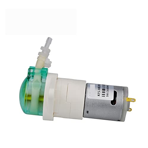 Druckerhöhungspumpe, 6V / 12V / 24V Peristaltikpumpe Kleine 12V DC Konstantflusspumpe Mikrowasserpumpe Zirkulationswasserpumpe Minipumpe(S04,24v two Slowdown Gear) von DIGNIFE