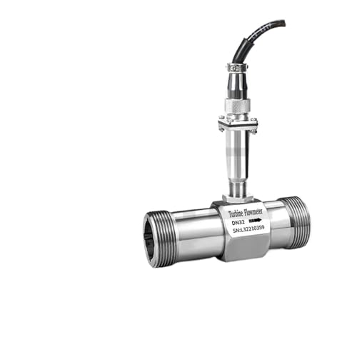 Durchflussmesser, Durchflussmesser Hochpräziser Impulszähler Diesel Alkohol Öl 1/2 1" Wasserdurchflusssensor Turbinendurchflussmesser(DN6 pulse) von DIGNIFE