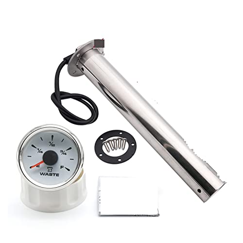 Flüssigkeitsstandsensoren, 0-190 Ohm 240-33 Ohm Boot Auto RV Fäkalientank Füllstandssensor 52 mm Abfallanzeige mit 7-farbiger Hintergrundbeleuchtung Abwasser-Sendereinheit Abwasser(200mm-240) von DIGNIFE