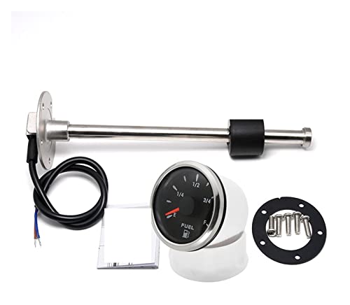 Flüssigkeitsstandsensoren, Auto Boot Kraftstoffstandsensor for 0~190 Ohm Kraftstoffstandsanzeige mit 7-farbiger LED 150-600 mm Kraftstoff-Sendeeinheit Öltank-Füllstandsanzeige(250mm) von DIGNIFE