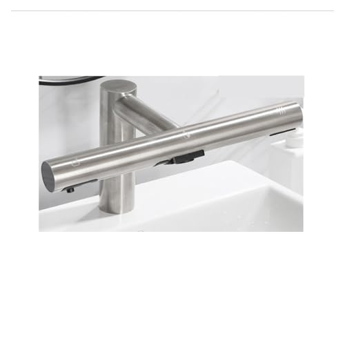 Händetrockner, Nickel gebürsteter Spültischhahn Smart Faucets Multifunktionaler integrierter Seifenspender Wasserhahntrockner von DIGNIFE
