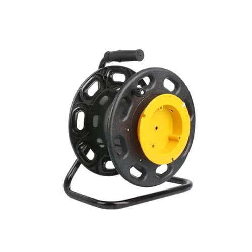 Kabeltrommel， Manuelle Kabelaufwicklungsrolle Optische funkfaser-Stromsignalleitung Kleine leere Scheibe Kunststoff-Lichtleiste Empfangswickler(S300A 20to70m) von DIGNIFE