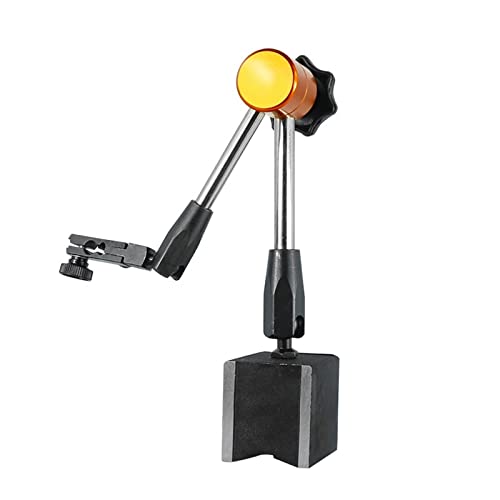 Messuhr, Messuhr Magnetfuß Halter 0-10mm Messuhr Genauigkeit 0,01mm Stand Tisch Skala Indikatoren Messen Werkzeuge(Holder) von DIGNIFE