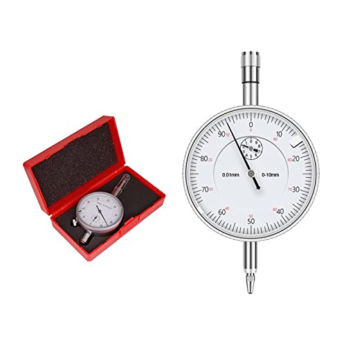 Messuhr, Messuhr Magnetfuß Halter 0-10mm Messuhr Genauigkeit 0,01mm Stand Tisch Skala Indikatoren Messen Werkzeuge(Indicator) von DIGNIFE