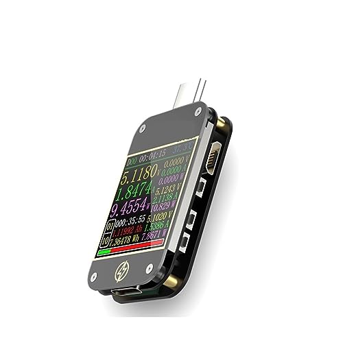 Multimeter, Typ-C PD Trigger USB C Tester Amperemeter Voltmeter Schnellladeprotokoll Test Typ-C Spannungsmesser Mit PC-Software(Tester) von DIGNIFE