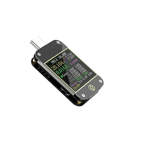 Multimeter, Typ-C PD Trigger USB-C Voltmeter Amperemeter Schnellladeprotokoll Test Typ-C Messgerät Power Bank Tester mit PC-Software(B) von DIGNIFE