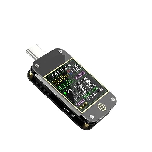Multimeter, Typ-C PD Trigger USB-C Voltmeter Amperemeter Schnellladeprotokoll Test Typ-C Messgerät Power Bank Tester mit PC-Software(FNB48SWith Bluetooth) von DIGNIFE