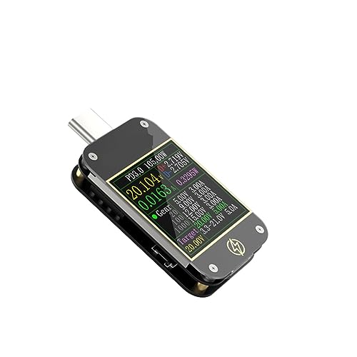 Multimeter, Typ-C PD Trigger USB-C Voltmeter Amperemeter Schnellladeprotokoll Test Typ-C Messgerät Power Bank Tester mit PC-Software(Type A) von DIGNIFE