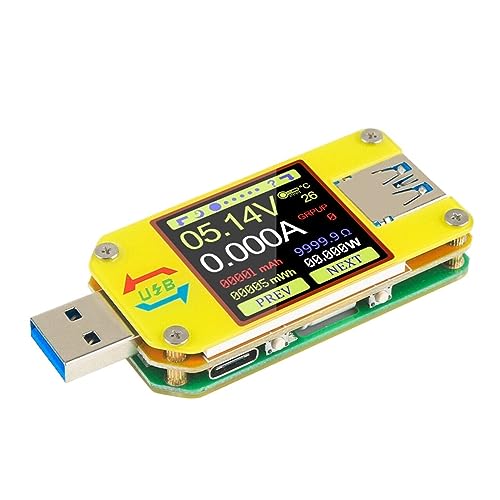 Multimeter, UM34C Typ-C USB 3.0 Tester Multimeter Spannung Strom Tester Meter Voltmeter Amperemeter Digital 2 Weg PD Trigger 4-24V 0-4A Multimeter, UM34C Typ-C USB 3.0 Tester Multimeter Spannung Strom Tester Meter Voltmeter Amperemeter Digital 2 Weg PD Trigger 4-24V 0-4A von DIGNIFE