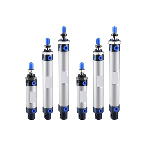 Pneumatikzylinder, Pneumatischer Minizylinder MAL, 16/20/25/32 mm Bohrung, 25/50/75/100/200/300/400/500 mm Hub, Einhebel-Pneumatik-Luftzylinder(Stroke 400mm,Bore 25mm) von DIGNIFE