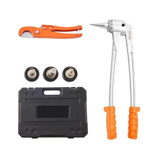 Rohraufweiter, Pex Tube Expander 1/2 3/4 1 Inch OD Manual Lever Tool With 3 Expansion Heads Pipe Cutter Rohraufweiter, Pex Tube Expander 1/2 3/4 1 Inch OD Manual Lever Tool With 3 Expansion Heads Pipe Cutter von DIGNIFE