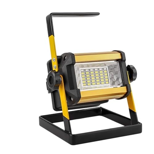 Scheinwerfer, Wiederaufladbare 36LED Tragbare LED Flutlichtstrahler Arbeitsscheinwerfer Camping Lampe Laterne 18650 Batterie Wiederaufladbare Or Flutlicht(50W without battery_A) von DIGNIFE
