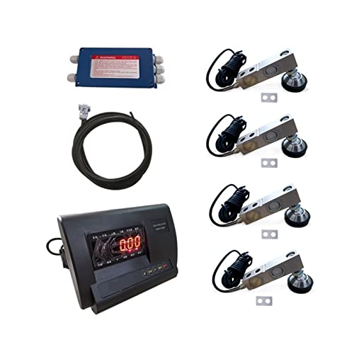 Wägezellen, Englische Version des selbstgemachten kleinen Ladungsmessers DIY. Zubehör Weitwartes Messsensor-Loadometer Elektronische Maßstab(1t) von DIGNIFE