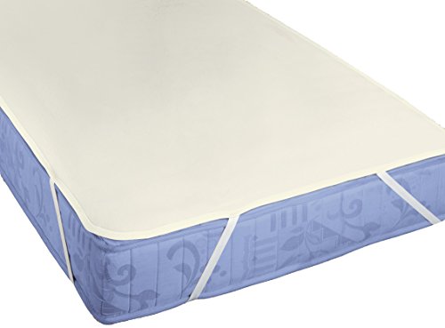 DIHATEX | Premium Molton-Matratzenauflage aus 100% Baumwolle 1x 70x140 cm| Made in Germany | Matratzenschutz atmungsaktiv | Matratzenschonbezug aus Molton | Matratzenschutzbezug von DIHATEX