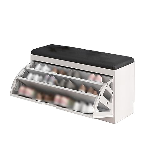 Shoe Cabinet Schuhkipper Schuhschrank Schuhregal Mit Schublade Schuhschrank Schuhbank Mit Sitzfläche Kreativer Schuhschrank, Schrank Flur Schuhkommode Im Flur, Platzsparend ( Color : Nero , Size : 60c Shoe Cabinet Schuhkipper Schuhschrank Schuhregal Mit Schublade Schuhschrank Schuhbank Mit Sitzfläche Kreativer Schuhschrank, Schrank Flur Schuhkommode Im Flur, Platzsparend ( Color : Nero , Size : 60c von DIHRVTHC