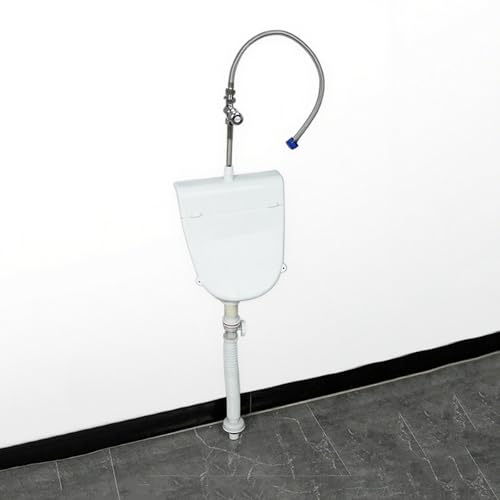 Wasserlose Urinale für Männer mit Deckel, robustes Kunststoff-Urinal zur Wandmontage, tragbar und leicht zu reinigen – ideal für Badezimmer, Garagen, Wohnheime und Outdoor-Events(Wit) von DIHRVTHC
