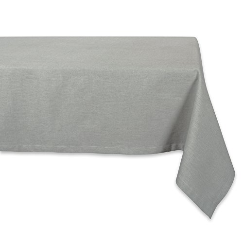 DII 100% Baumwolle Chambray Tischdecke Everyday Basic Sitzplätze 6 bis 8 Personen 60x104 Artischocke grün von DII