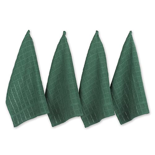 DII Basic Terry Collection Fensterscheiben-Geschirrtuch-Set, Baumwolle, Dunkelgrün, 16x26, 4 DII Basic Terry Collection Fensterscheiben-Geschirrtuch-Set, Baumwolle, Dunkelgrün, 16x26, 4 von DII