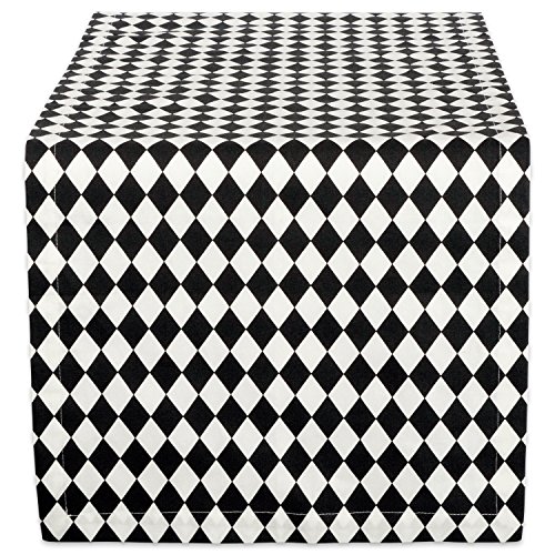 DII Baumwoll-Tischdecke für Dinnerpartys, Hochzeiten und den Alltag 14x72 Harlequin von DII
