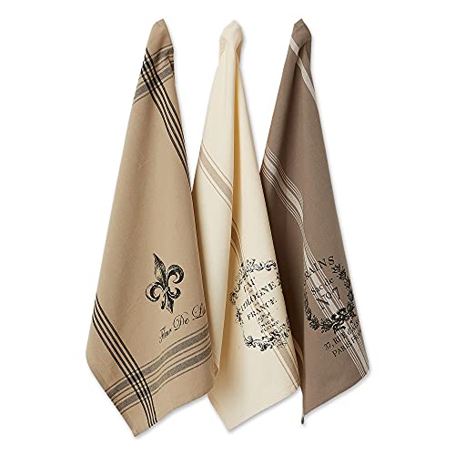 DII French Style Tabletop Kitchen Collection Geschirrtuch-Set, 45,7 x 71,1 cm, verschiedene französische Maserung, 3-teilig DII French Style Tabletop Kitchen Collection Geschirrtuch-Set, 45,7 x 71,1 cm, verschiedene französische Maserung, 3-teilig von DII