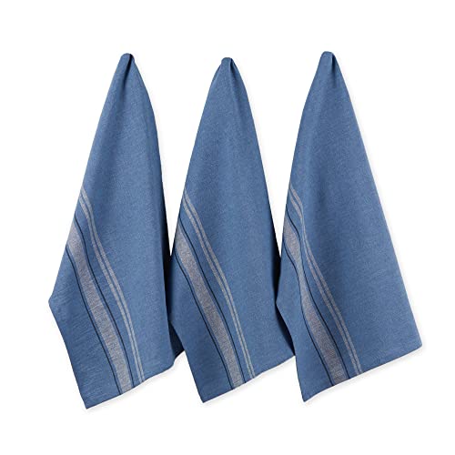 DII French Stripe Kitchen Collection, Baumwolle, Chambray Blue, 20 x 30, 3 von DII