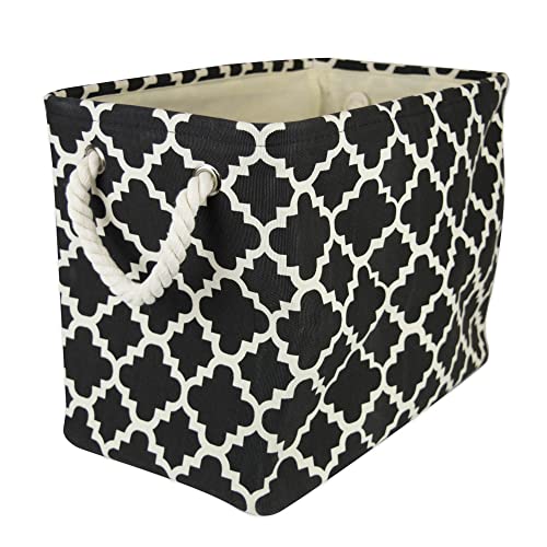 DII Bedruckter Aufbewahrungskorb, Polyester, klein, rund, Aqua Gitter Gitter Small schwarz DII Bedruckter Aufbewahrungskorb, Polyester, klein, rund, Aqua Gitter Gitter Small schwarz von DII