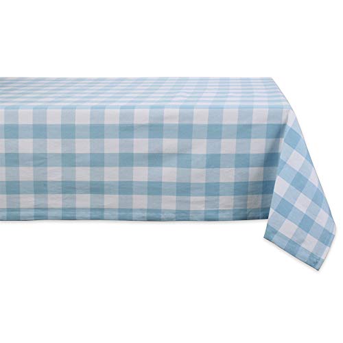 DII Buffalo Check Collection Classic Tischdecke, 60 x 120 cm, Hellblau & Weiß von DII