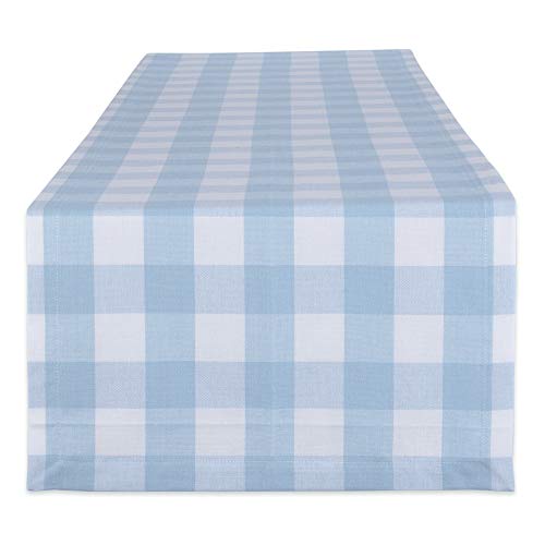 DII Buffalo Check Collection Tischläufer, 35,5 x 182,9 cm, Hellblau/Weiß DII Buffalo Check Collection Tischläufer, 35,5 x 182,9 cm, Hellblau/Weiß von DII