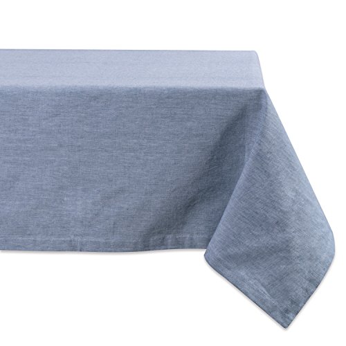 DII Chambray Küchentischdecke aus 100% Baumwolle, 60 x 104 cm, Blau von DII
