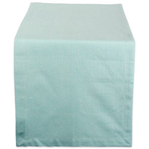 DII 100% Cotton Chambray Küchentischplatten-Kollektion, Aqua, 14x72 von DII