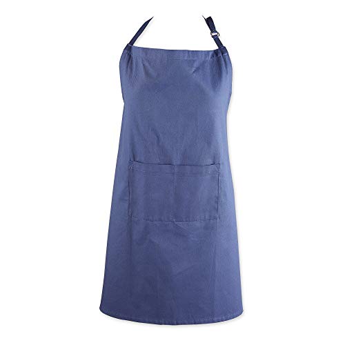 DII Everyday Basic Kitchen Collection, Baumwolle, blau (French Blue), Plus Size Apron von DII