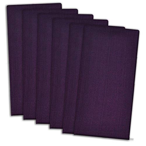 DII Farbig Tabletop Collection, Baumwolle, aubergine, 20" x 20" (Set of 6), 6 von DII