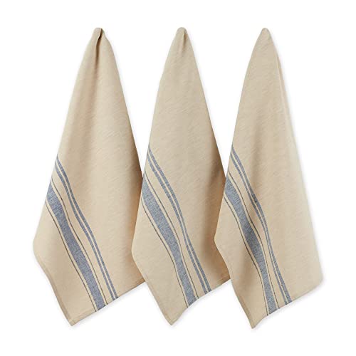 DII Französische Streifen Kitchen Collection, Baumwolle, Nautical Blue, Dishtowel Set, 3 von DII