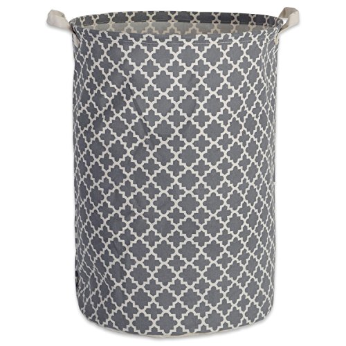 DII Korb Laundry Hamper Graues Gittermuster von DII
