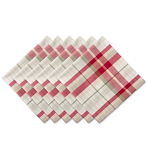 DII Orchard Plaid Napkin Set/6 von DII