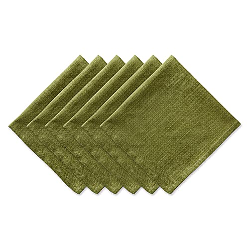DII Oversized 20x20 Cotton Napkin, Pack of 6, Variegated Olive Green - Perfect for Fall, Thanksgiving, Dinner Parties, and Everyday Use von DII