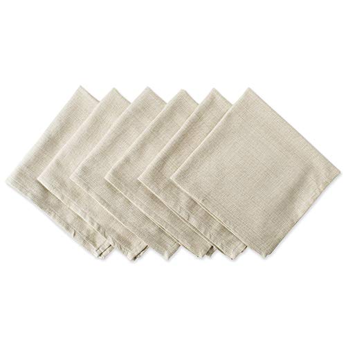 DII Farbig Tabletop Collection, Baumwolle, Taupe, Napkin Set, 20x20, 6 von DII