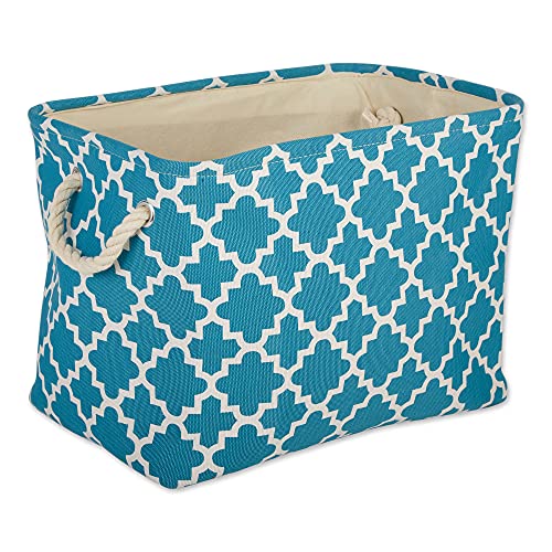 DII Polyester Container with Handles Gitter-Aufbewahrungsbehälter, Storm Blue, Small DII Polyester Container with Handles Gitter-Aufbewahrungsbehälter, Storm Blue, Small von DII