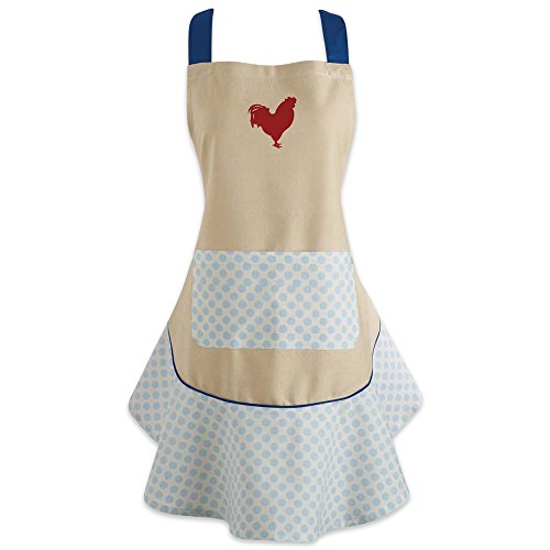 DII Rise and Shine Rooster Collection 100% Baumwolle für jeden Tag, Roter Hahn, Apron, 3 von DII