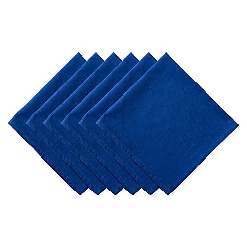 DII Solides Servietten-Set Kollektion:, Baumwolle, Anchor Blue, 20" x 20" (Set of 6), 6 von DII