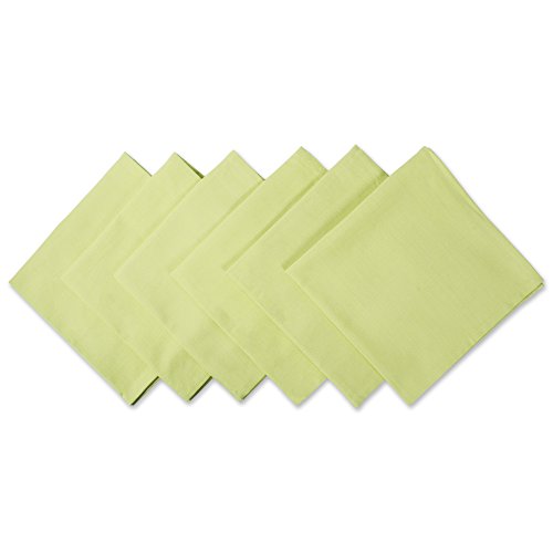 DII Solides Servietten-Set Kollektion:, Baumwolle, Grün (Fresh Green), 20" x 20" (Set of 6), 6 von DII