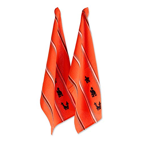 DII Spooky Kitchen Towel Collection Halloween Decor bedrucktes Geschirrtuch-Set, 45,7 x 71,1 cm, Spukhäuser, 2 Stück DII Spooky Kitchen Towel Collection Halloween Decor bedrucktes Geschirrtuch-Set, 45,7 x 71,1 cm, Spukhäuser, 2 Stück von DII