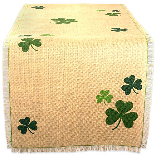 DII St. Patrick's Day Collection Tischläufer, 35,6 x 188,9 cm, Kleeblatt von DII