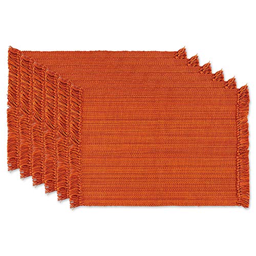 DII Tischset, 33 x 48,3 cm, Verschiedene Tischsets, Burnt Orange, 6-teilig von DII